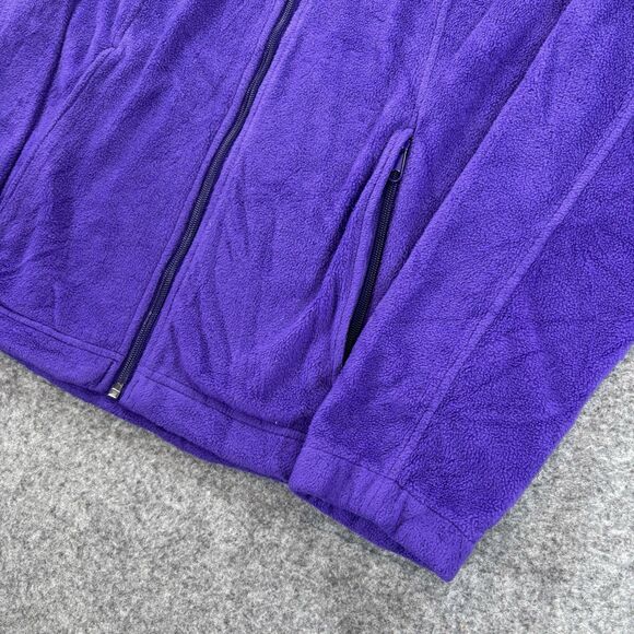 Columbia Benton Springs Fleece Jacket Women’s Medium Purple Full Zip WL6439 - Picture 3 of 9